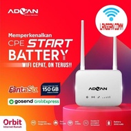 MODEM ADVAN CPE START BATTERY CPE START 1 ROUTER ADVAN ROUTER MODEM