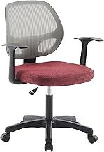 Fuqido Kids Desk Chair, Ergonomic Office Chairs Study Computer Chairs with Armrest, Home Office Desk Chairs, Height Adjustable Swivel Mesh Task Chair with Lumbar Support for Boys Girls Teens Adults