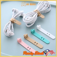 1PCS Desktop phone Cable Winder Earphone clip Charger Organizer Silicone Holder Silicone strap cable