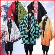 GC1 Demon Slayer Cosplay Costume Shinobu Kocho Haori Tomioka Giyu Tanjiro Full Set Outfit GC1
