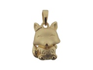 CHOW TAI FOOK 999 Pure Gold Pendant - Lovely Fox R24233