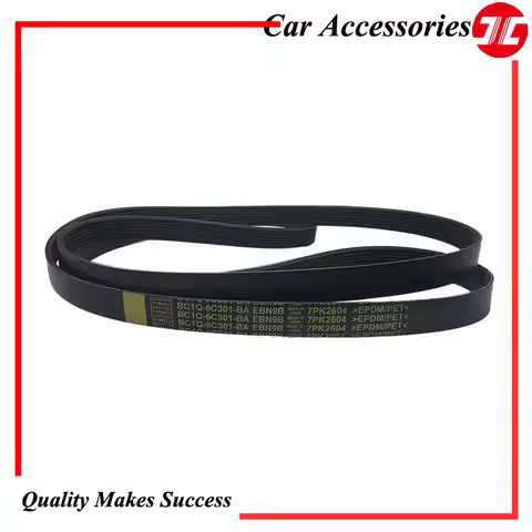 Genuine Cooling Fan System V Belt BC1Q-6C301-BA-JC For Ford Transit 2.4L Puma Engine 7PK2604 Car Aut