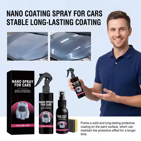 Nano Coating Spray Car Paint Polish Quick Hydrophobic Sealant Auto Detailing Shine Restorer 100ml 30