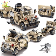 BMZ【Spot】lego 464PCS Military WW2 Army Artillery Tractor Model