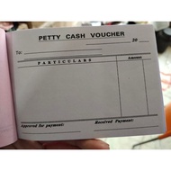 PETTY CASH VOUCHER RECEIPT carbon paper