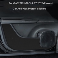 Car B-Pillar Door Anti-Kicks Protect Pad PU Leather For GAC TRUMPCHI S7 2025-2026 Trunk Anti-Dirty S