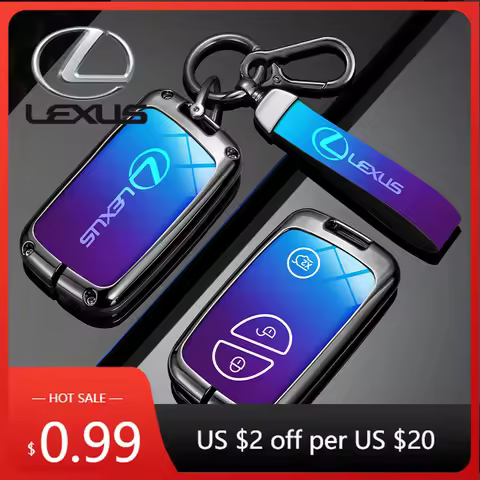 Interior Stickers Car Key Case Cover Key Bag Shell Keychain For Lexus CT200h ES 300h IS250 GX400 RX2