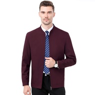 Jacket Men Business Dad Jacket Large Size Middleaged Men Lapel Jacket Men Executive Jacket