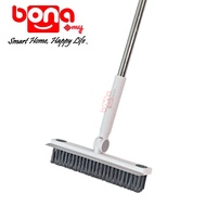 Floor Brush Broom Sweeper Toilet Broom Brush with Squeegee Floor Wiper Bathroom Cleaning Brush Scrub