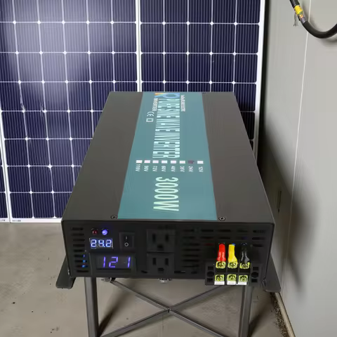 Reliable Pure Sine Wave Inverter 3000W 24V 220V Solar Panel Power Bank Generator Converter 12V/36/48