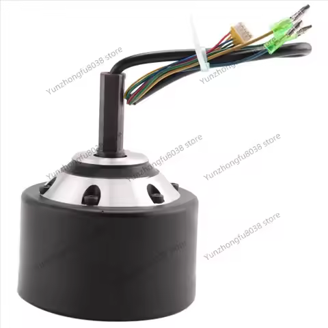 Electric Skateboard Motor Wireless Sensor Remote Control Drive Hub Electric Truck 90mm Black
