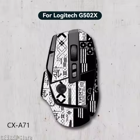 Suitable for Logitech G502X PLUS Wired Wireless Mouse Anti-slip Stickers Full Set of Sweat-absorbing