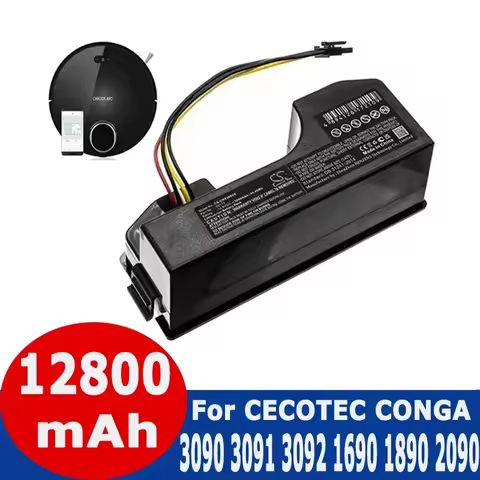 CECOTEC CONGA 3090 3091 3092 1690 1890 2090 Robot Vacuum Cleaner Battery Pack Replacement Accessorie