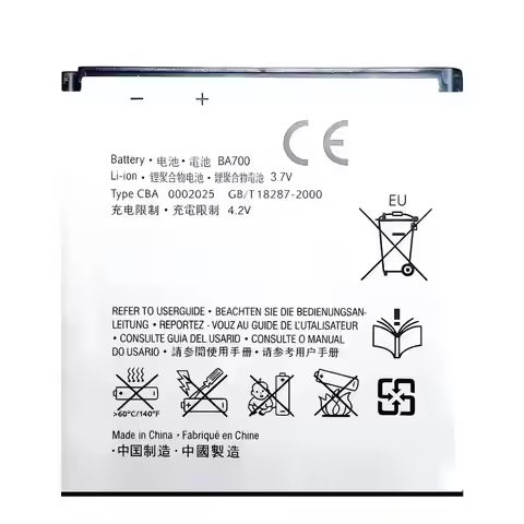 Mobile Phone Battery BA700 1500Mah For Sony Ericsson Mt11i Mt15i Mk16i St18i St18a SO-03C For Xperia