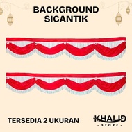 SICANTIK BACKGROUND FLAG (7.3 METERS) 10 WAVES