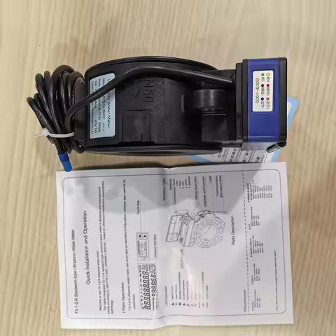 ZC-T3-1-K DN50 DN65 DN80 Smart Ultrasonic Flowmeter Water Flow Tester Agricultural Irrigation Usage 