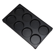8-Hole Sausage Pan Rust-Proof Egg Mold Tray Homemade French Bread Pan Wear-Resistant Meat Griddle fo