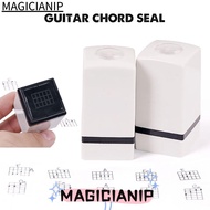 MAGICIANIP Chord Seal, Grid Portable Chords Stamp, Guitar/Yukri Convenient Chords Print Signet
