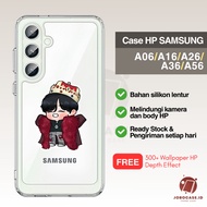 HP BTS Clear Army Phone Case Samsung A56 A36 A26 A16 A06 5G Softcase KPOP BT21 Aesthetic Design TPU