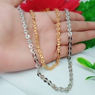 BAYAR DI TEMPAT-Kalung Perhiasan Wanita-Kalung Titanium Nori Kaca-Kalung Perhiasan Anti Karat-Kalung