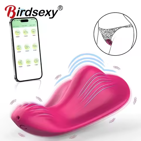 Clitoral & G-Spot Dual Stimulation Vibrator, App Controlled Wearable Egg, Whisper Quiet Rechargeable