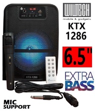 [KTX-1286] Wireless Portable Bluetooth Speaker With Led Light With Mic