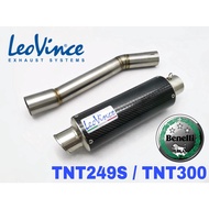 Exhaust Benelli TNT249S 2020 TNT300 Ekzos LeoVince Muffler Full System Tabung Carbon Fiber TNT 249S 