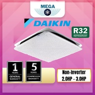Daikin Premium Cassette Non Inverter R32 FCFV Series (2.0HP - 3.0HP)