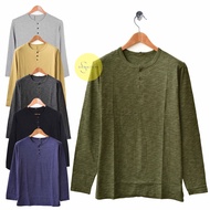 Men's Long Sleeve Henley/Button T-Shirt Men's Plain Long Sleeve T-Shirt Men's Long Sleeve Henley T-S