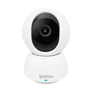 SpotCam - 2K 全高清+可旋轉雲端智慧型ipcam EVA Pro (人體追蹤 , 運動/音頻檢測 , 內置警報器) [雲端版]