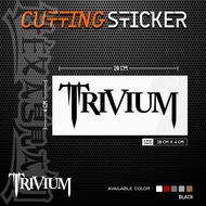 Cutting Sticker Trivium Band | Trivium Band Cutting Stickers Sticker Motor
