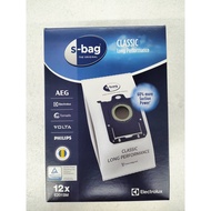 Original Electrolux S-bag Vacuum Dust Bag x12pcs E201SM