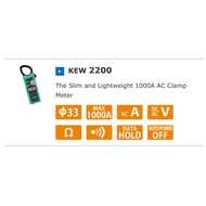 Kyoritsu Digital Clamp Meter KEW2200 Slim Type