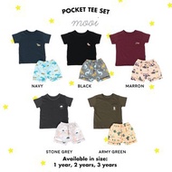 Mooi Pocket Tee Set (short Settings)