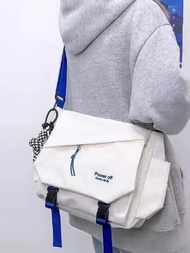 Men's Crossbody Bag Trendy Brand Ins Workwear Style Japanese Casual Men's Bag Large Capacity Shoulder Bag Personalized Messenger Bag Trendy 【DEC】
