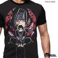 UMAKUKA FULLPRINT T-SHIRT NARUTO ANIME T-SHIRT - FB ITACHI AKAI