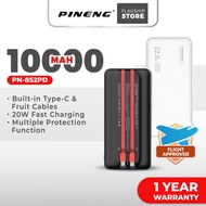 Pineng PN-852PD 20W PD+QC 3.0 10000mAh Powerbank w/ Fast Charge Built-in Cable PN852/PN732 Pineng Po