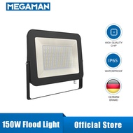 Megaman LED Flood Light Spotlight Super Bright IP65 BK Facade Large Open Space Illumination (150W/30