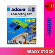 (100 PCS) ADORO Laminating Film A3 / Plastic Laminate A3 / Plastik Laminate