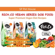 **PROMOTION** *10KG* Rich.Co Super Premium 100% Vegetarian Recipes Vegan Dog Food - 🥬德国配方全素狗粮🥬