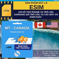 [Esim] High-speed US - CANADA travel Sim with many options for number of days and capacity