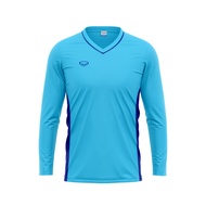 แกรนด์สปอร์ตเสื้อฟุตบอลตัดต่อแขนยาว รหัสสินค้า:011565 (สีฟ้า)