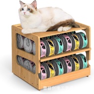 Multi-Layer Snack Rack Canned Can Rack Rack Kitchen Canned Solid Wooden Wooden Stackable Desktop Rac