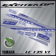 Sticker stripe motor LC135 EXCITER GP V1 Edition 2020