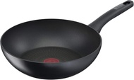 T-fal 「IH 硬鈦無限炒鍋」（28厘米，深，適用於電磁爐和燃氣爐，不含 PFOA 和其他有害物質，持久不黏）- 黑色 (G26519)