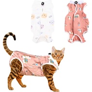 2 Pcs Cat Surgery Recovery Suit for Male and Female Cats, Cat Onesie for Cats After Neuter Surger, A
