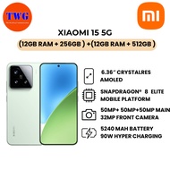 XIAOMI 15 5G (12gb ram + 256GB ) +(12gb ram + 512GB )100% ORIGINAL MALAYSIA BRAND NEW