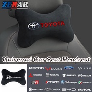 【ZEMAR】1/2 Pcs Car Seat Headrest Car Headrest Neck Pillow Seat Safety Pillow Universal Headrest Cush
