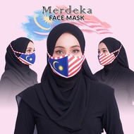 Merdeka Fabric Face mask for women's by H&H Exclusive