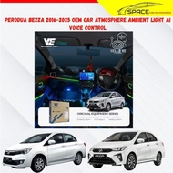perodua bezza 2016-2025 oem car atmosphere ambient light ai voice control